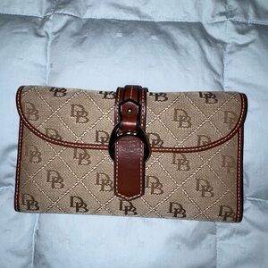 Dooney & Bourke Tan and Brown Wallet